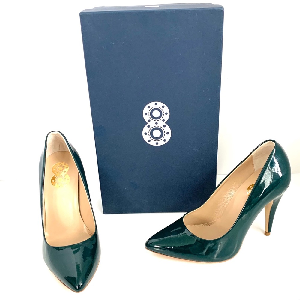 8 by Yoox Vernice patent-leather pumps - BNIB